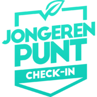 logo check-in blauwgroen